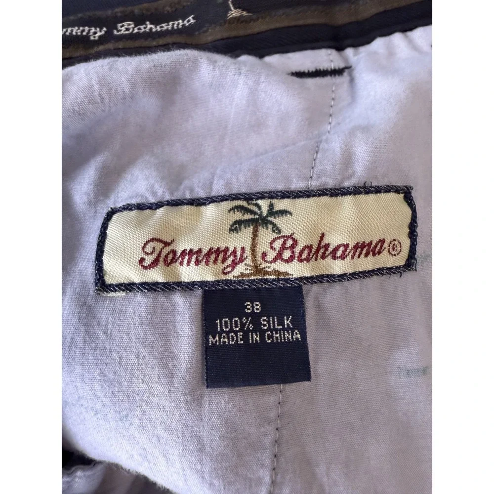 Tommy Bahama Silk Shorts Mens‎ Size 38 Pockets Lightweight Outdoors Chino Black